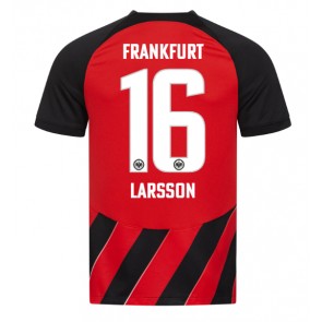 Eintracht Frankfurt Hugo Larsson #16 Domaci Dres 2023-24 Kratak Rukavima